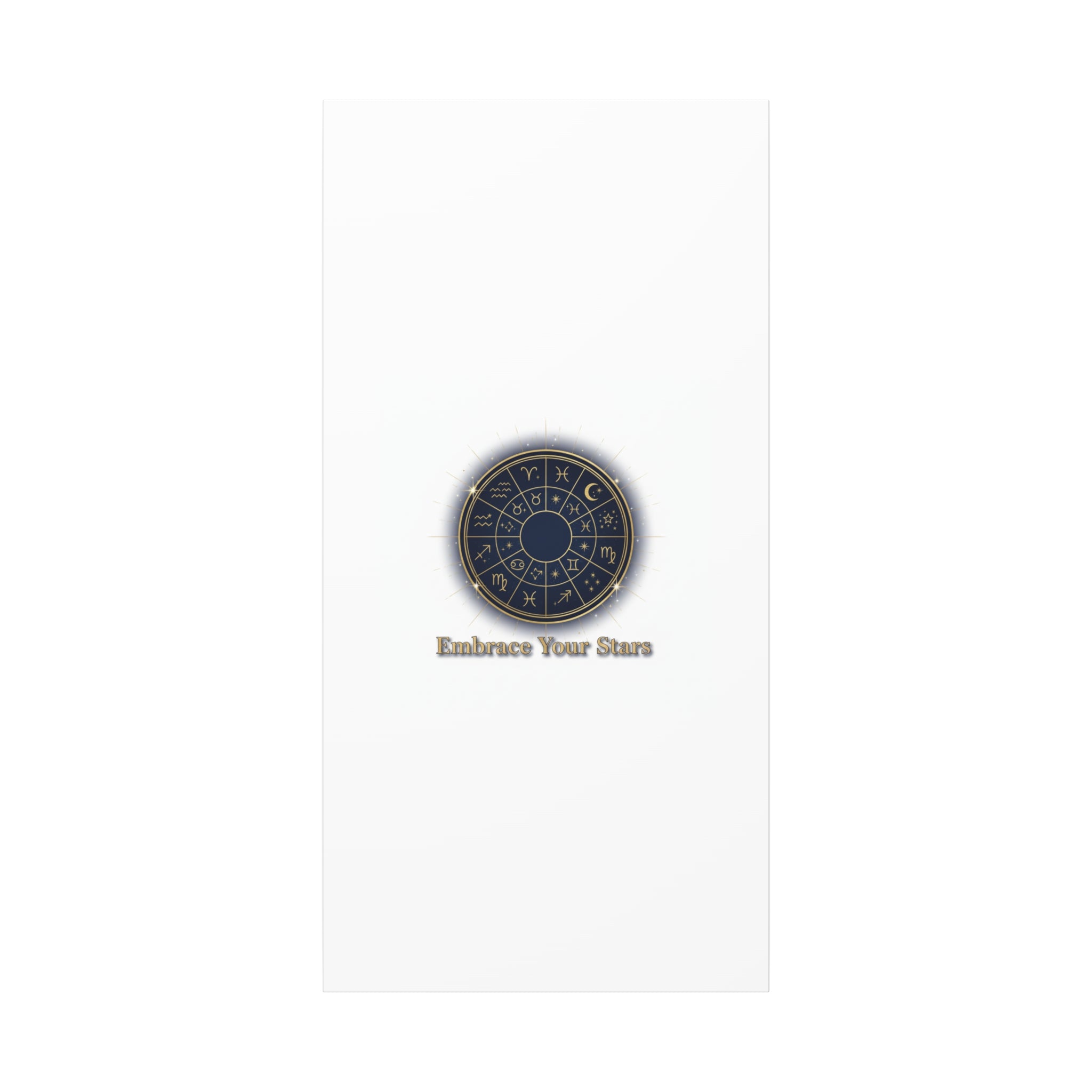 Zodiac Wheel Canvas, Astrology Art Print | Celestial Decor, Constellation Wall Art