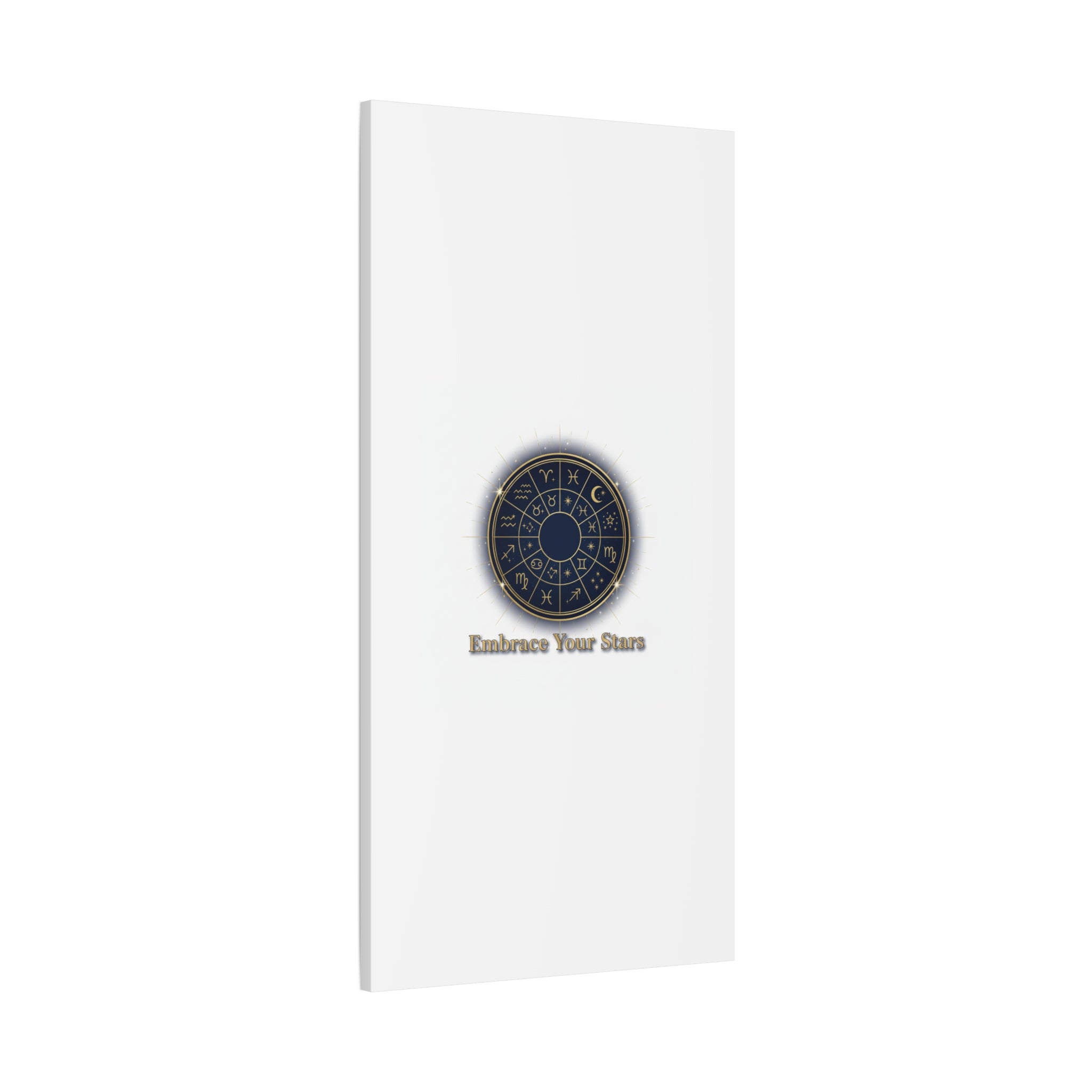 Zodiac Wheel Canvas, Astrology Art Print | Celestial Decor, Constellation Wall Art