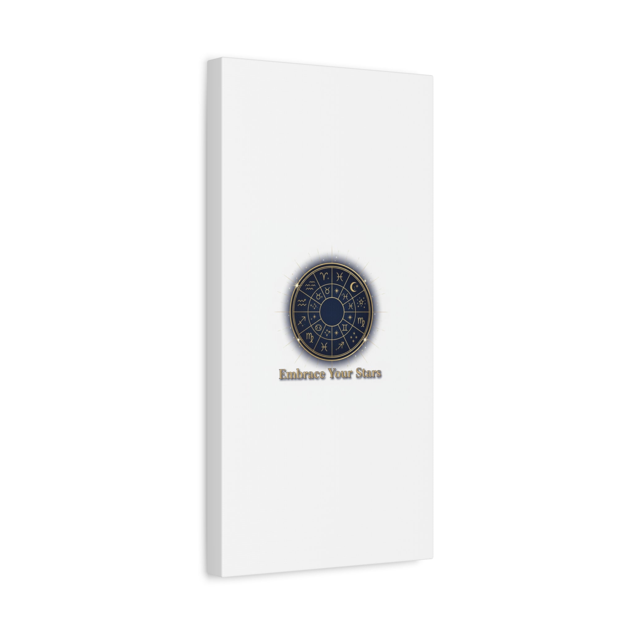 Zodiac Wheel Canvas, Astrology Art Print | Celestial Decor, Constellation Wall Art