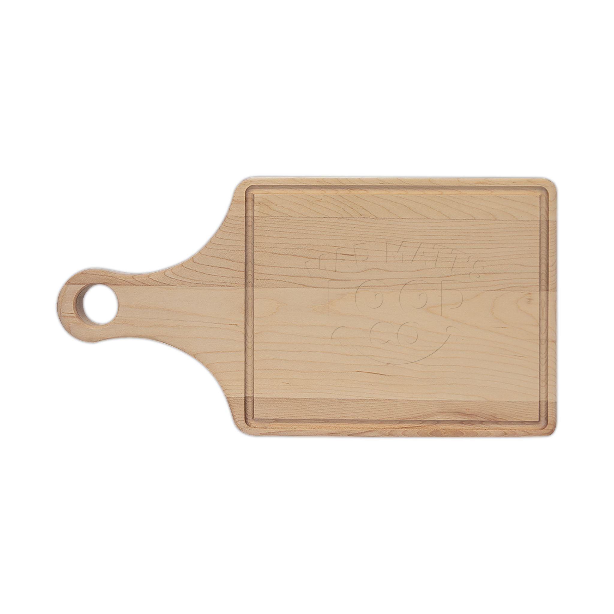 Engraved Wooden Cutting Board – Custom 'Mad Matt’s' Design, Maple Charcuterie & Prep Board