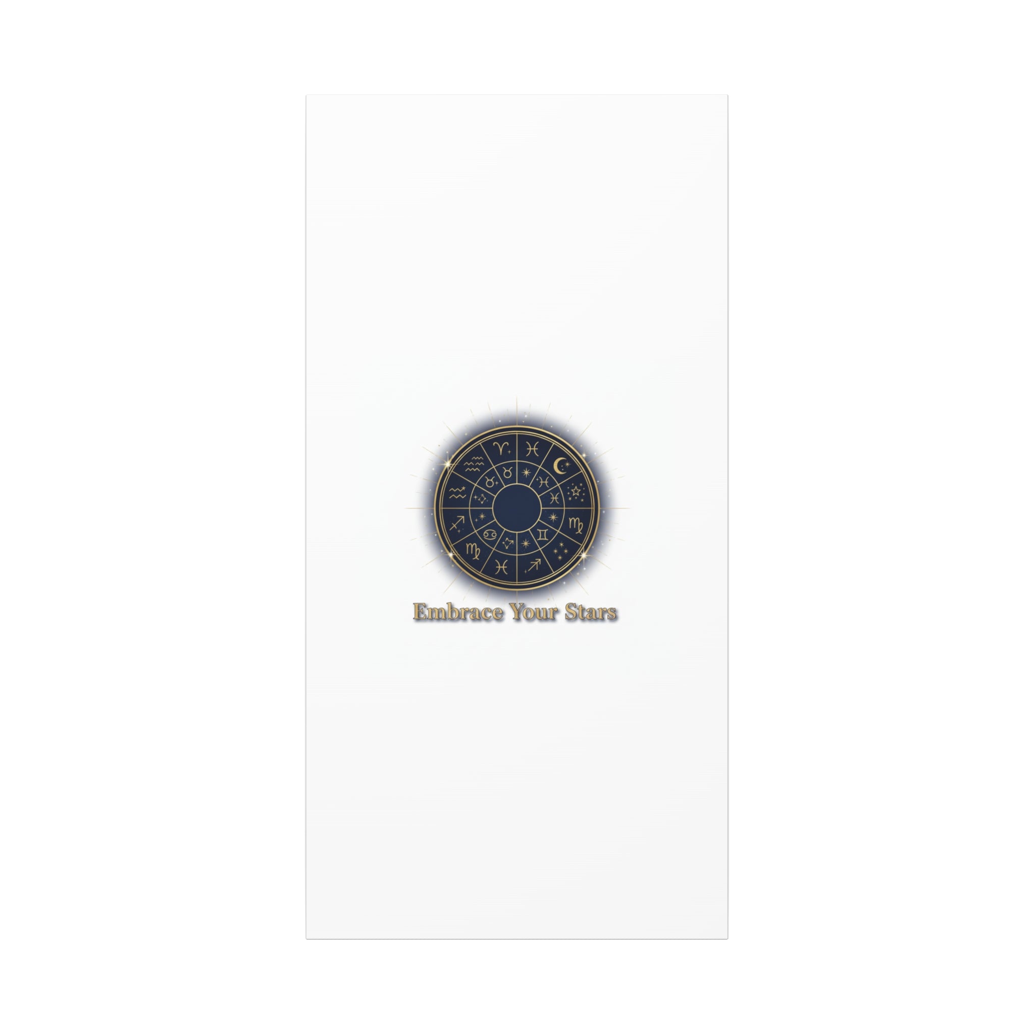 Zodiac Wheel Canvas, Astrology Art Print | Celestial Decor, Constellation Wall Art