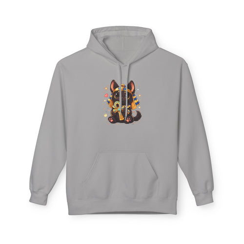 Cute Sitting Anubis Graphic Hoodie