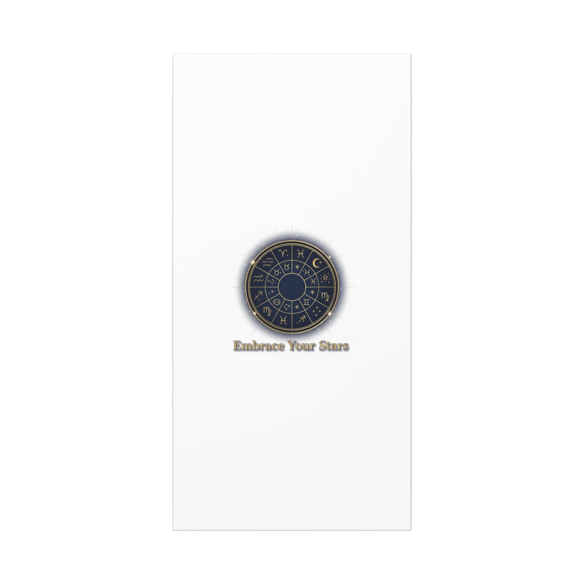 Zodiac Wheel Canvas, Astrology Art Print | Celestial Decor, Constellation Wall Art