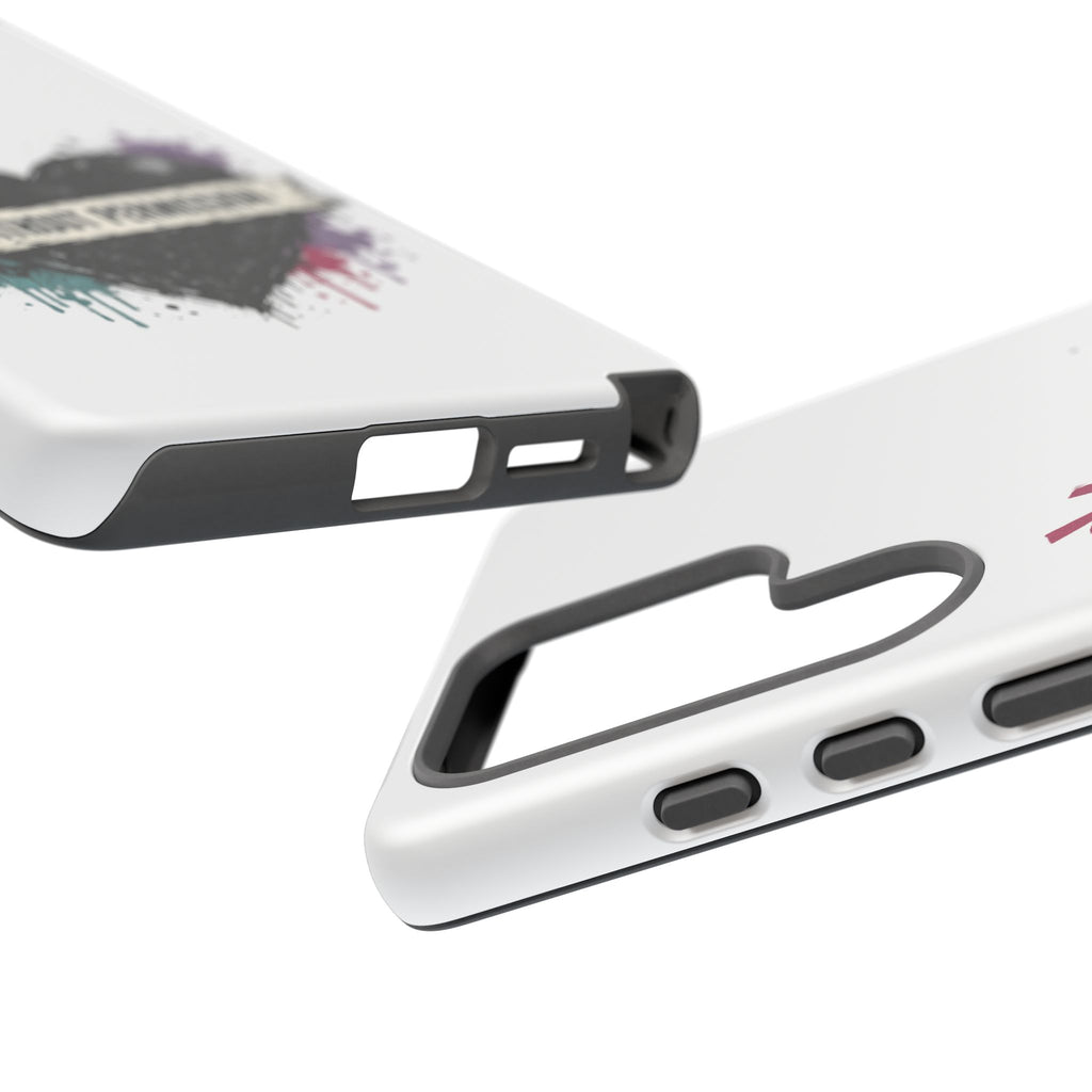 Phone Case — "Love Without Permission" Grunge Heart Protective Case