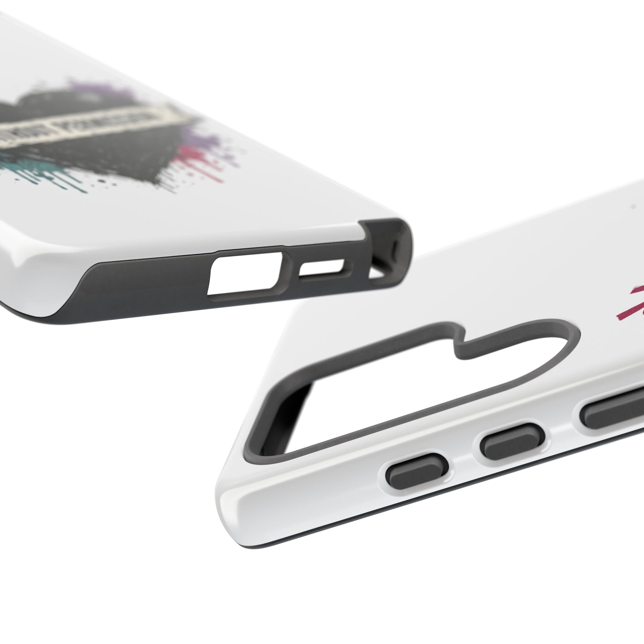 Phone Case — "Love Without Permission" Grunge Heart Protective Case
