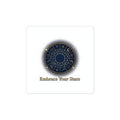 Zodiac Wheel Emblem Kiss-Cut Sticker | Astrology Celestial Sticker