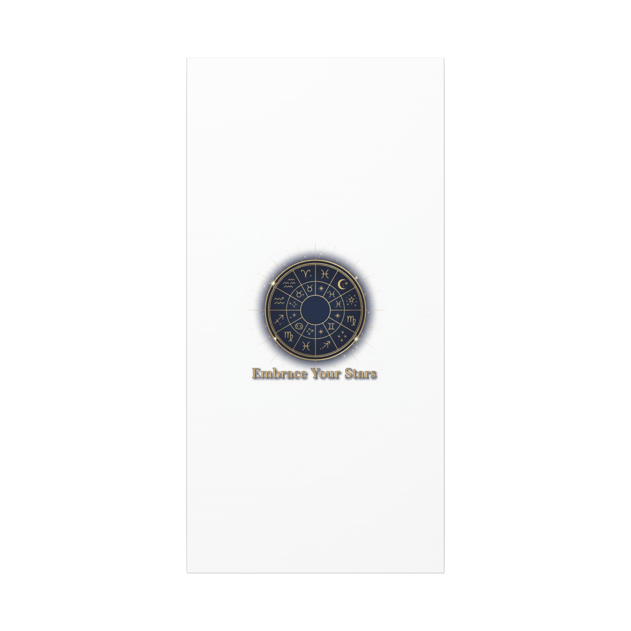 Zodiac Wheel Canvas, Astrology Art Print | Celestial Decor, Constellation Wall Art
