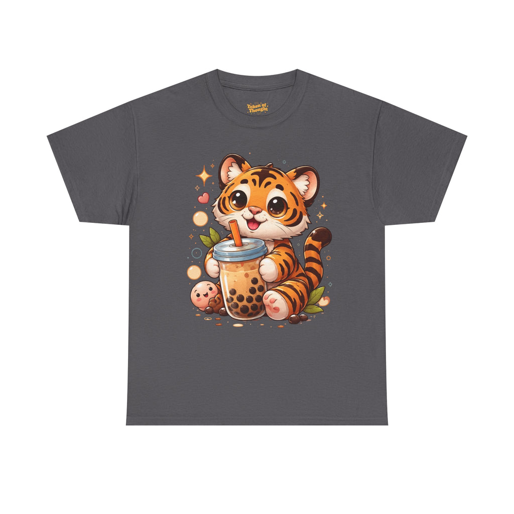 Tiger Cub Bubble Tea T-Shirt — Cute Kawaii Boba Tee