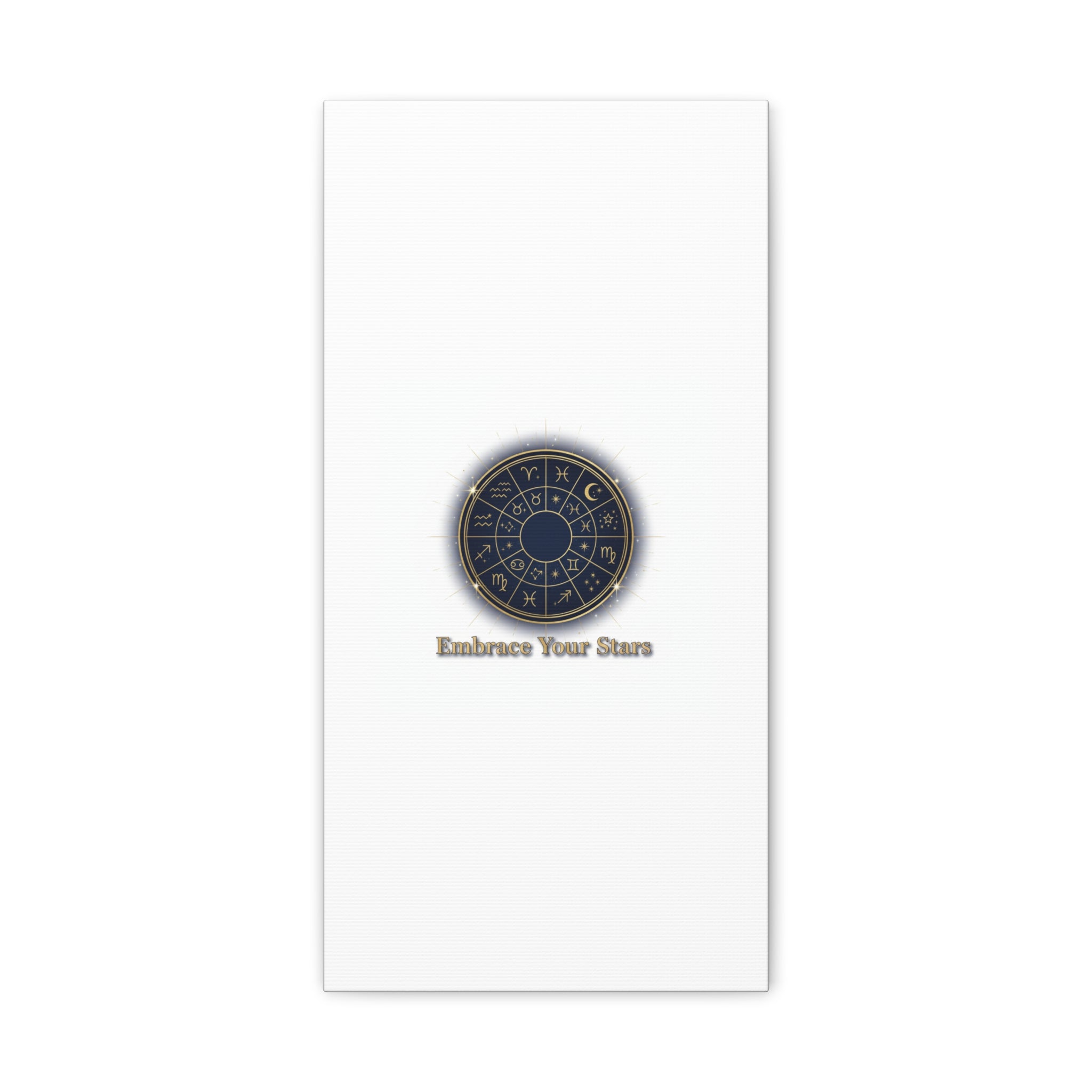 Zodiac Wheel Canvas, Astrology Art Print | Celestial Decor, Constellation Wall Art