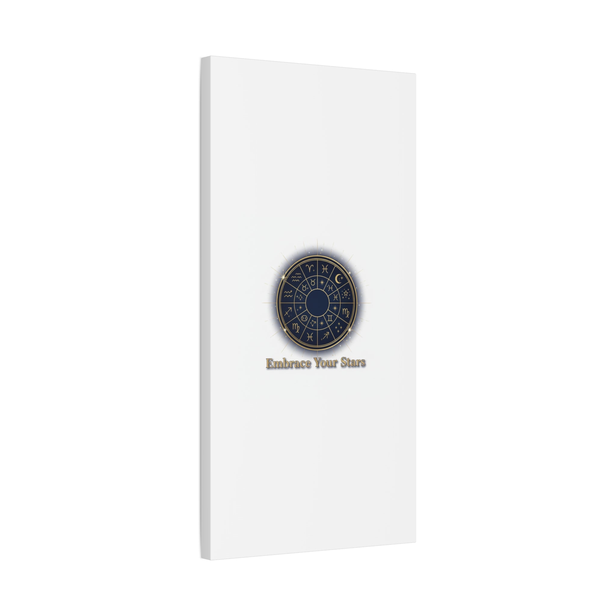 Zodiac Wheel Canvas, Astrology Art Print | Celestial Decor, Constellation Wall Art