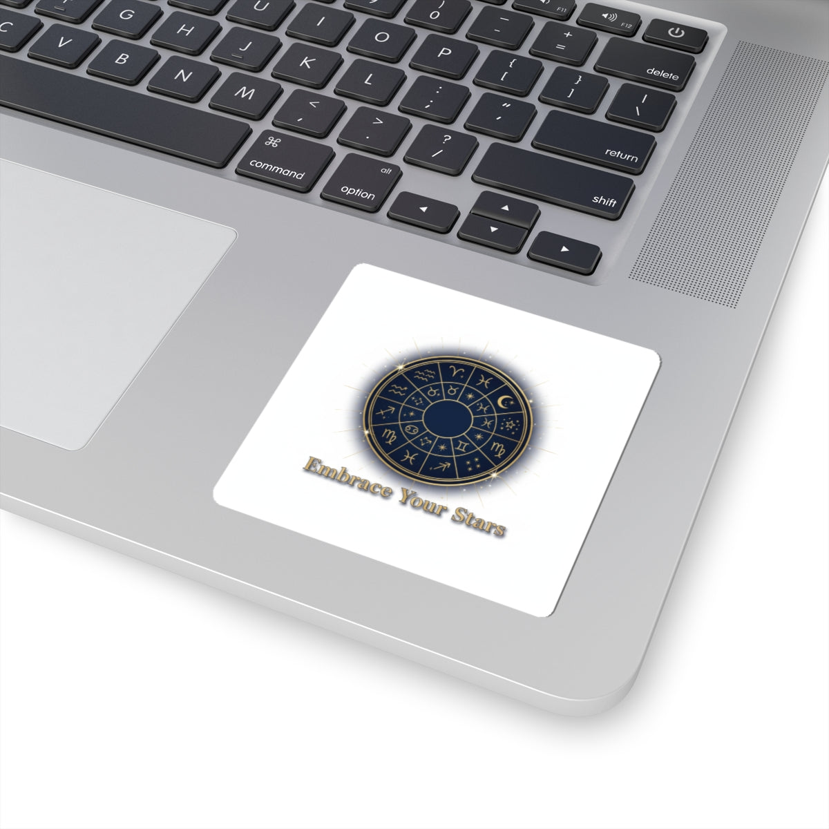 Zodiac Wheel Emblem Kiss-Cut Sticker | Astrology Celestial Sticker