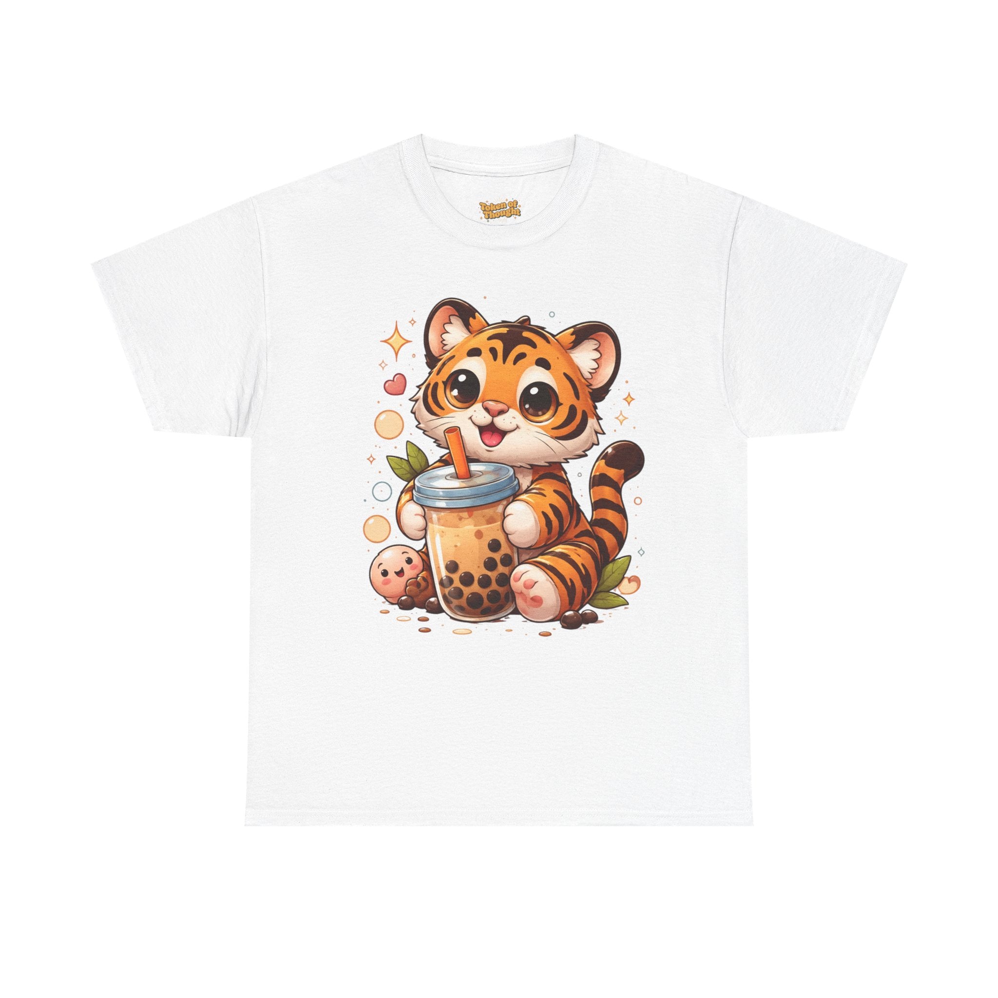 Tiger Cub Bubble Tea T-Shirt — Cute Kawaii Boba Tee