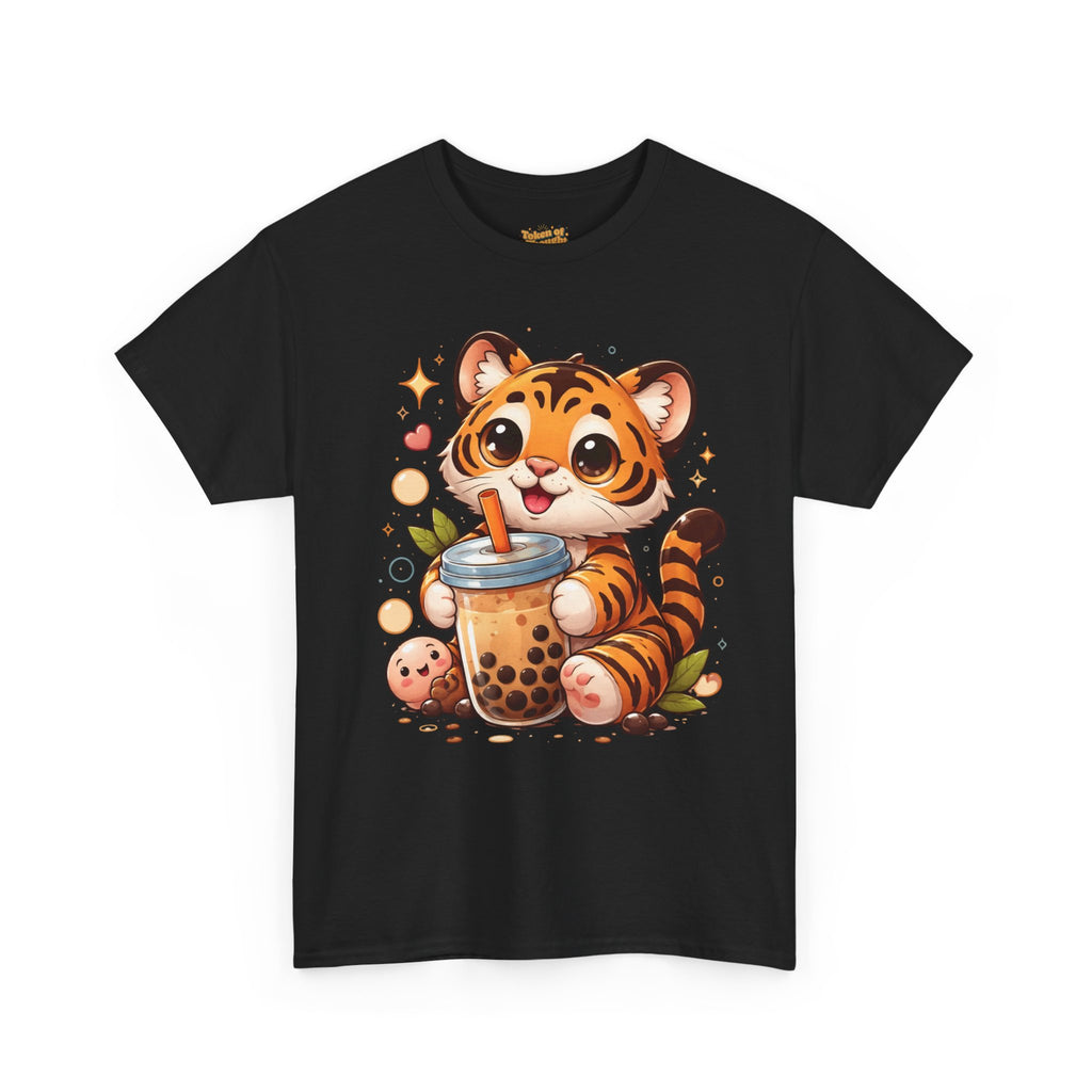 Tiger Cub Bubble Tea T-Shirt — Cute Kawaii Boba Tee