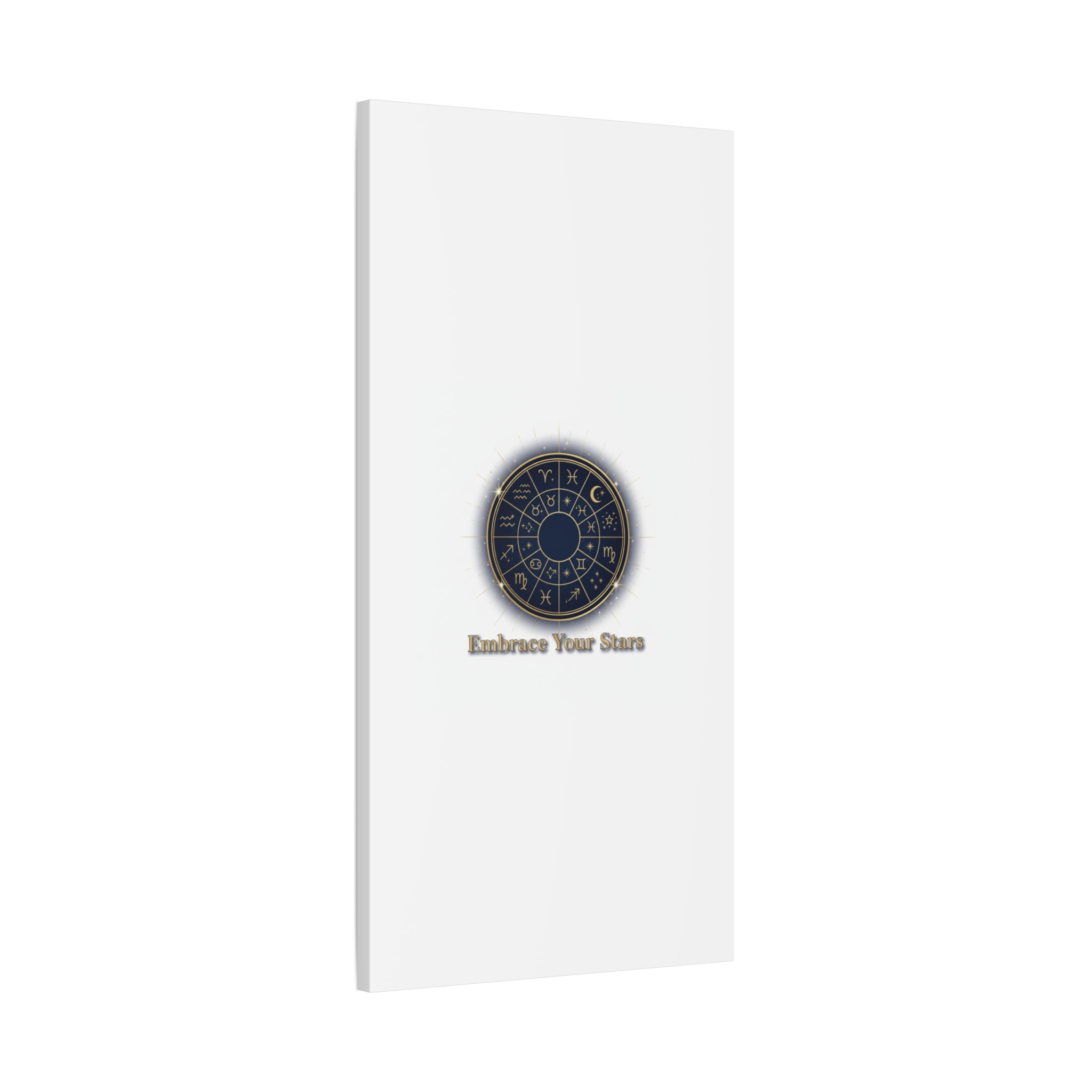 Zodiac Wheel Canvas, Astrology Art Print | Celestial Decor, Constellation Wall Art